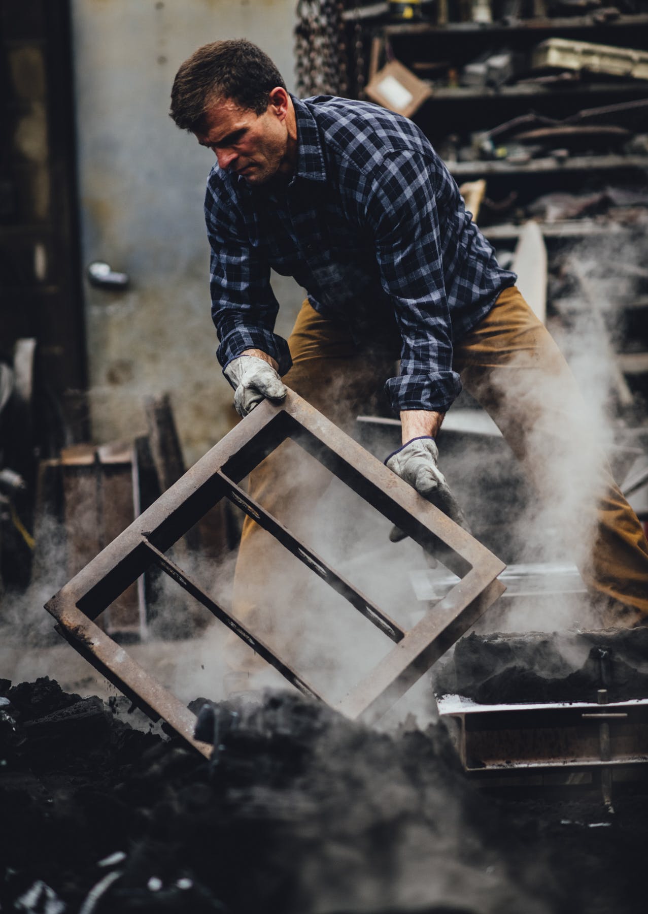 Mike Blais of Auburn Stove Foundry Company
