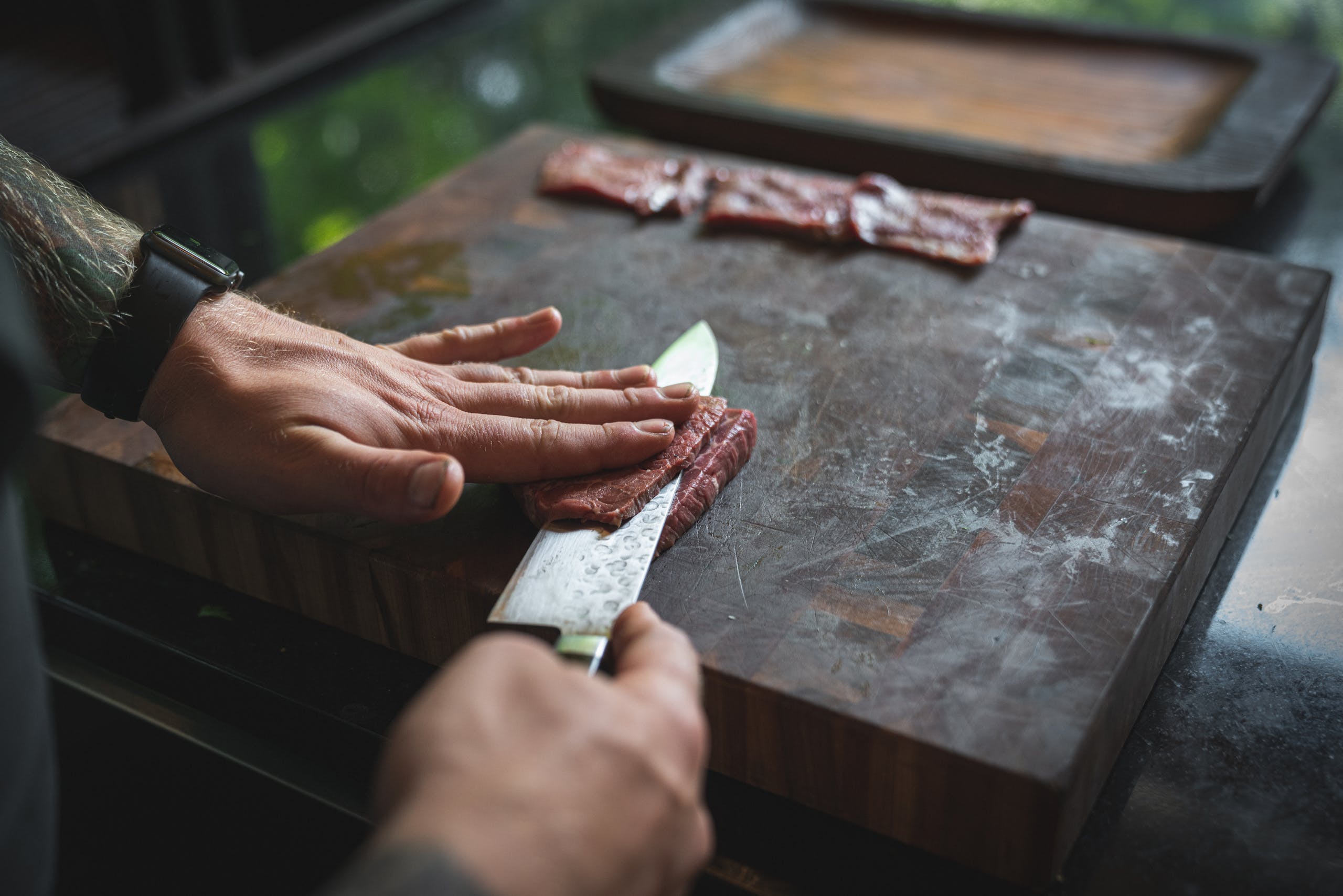 Filson Food: Beef Carpaccio with Horseradish Sauce and Kale Salad
