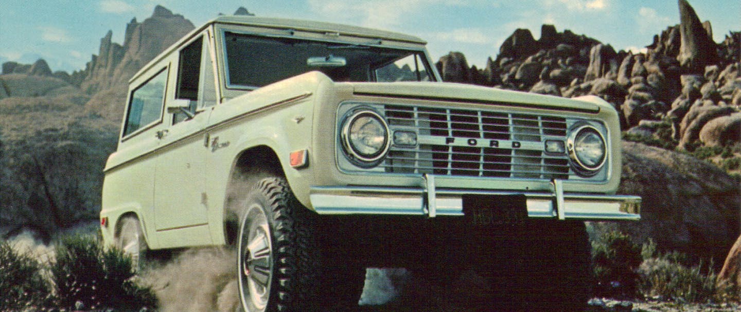 A Brief History of the Ford Bronco: American Outdoor Icon