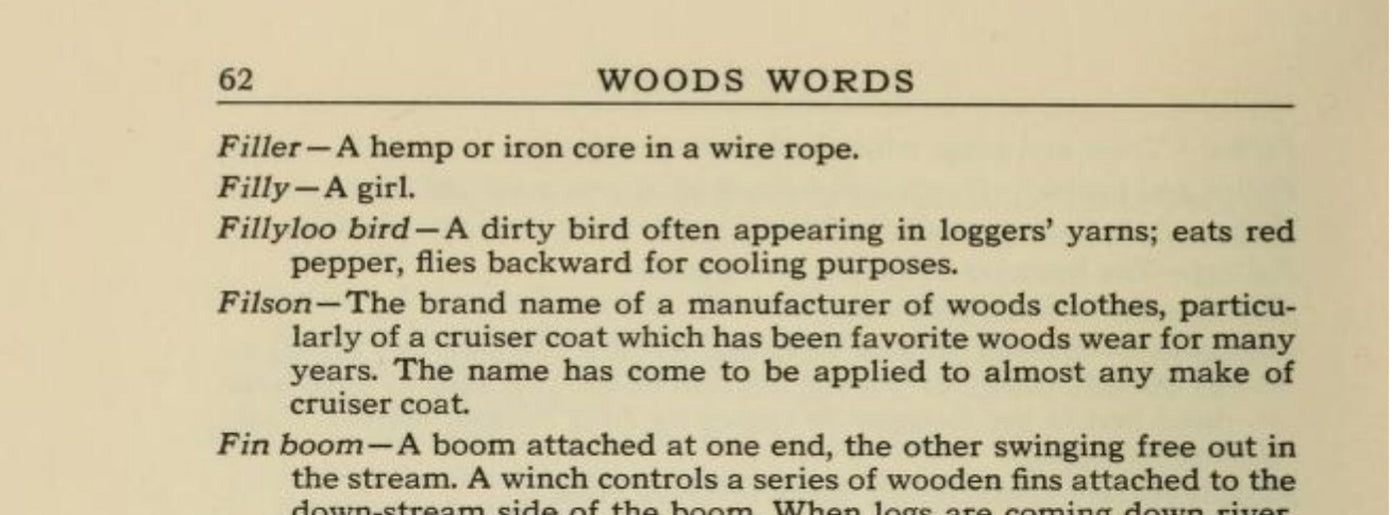 Lost Language of American Loggers