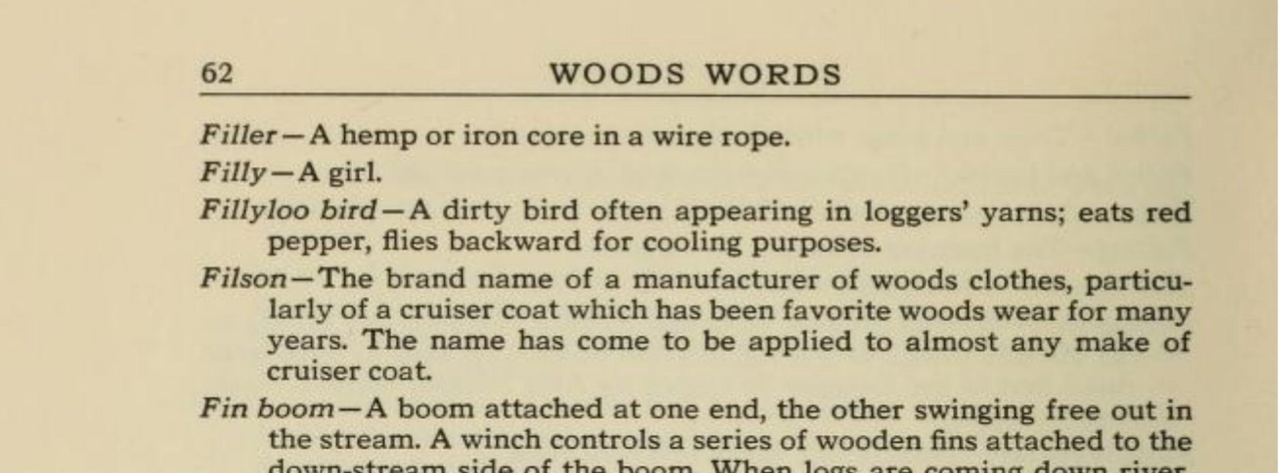 Lost Language of American Loggers