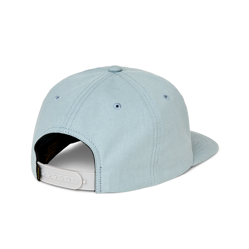 Alternate view of the Filson Trucker Cap - Light Blue / Angler