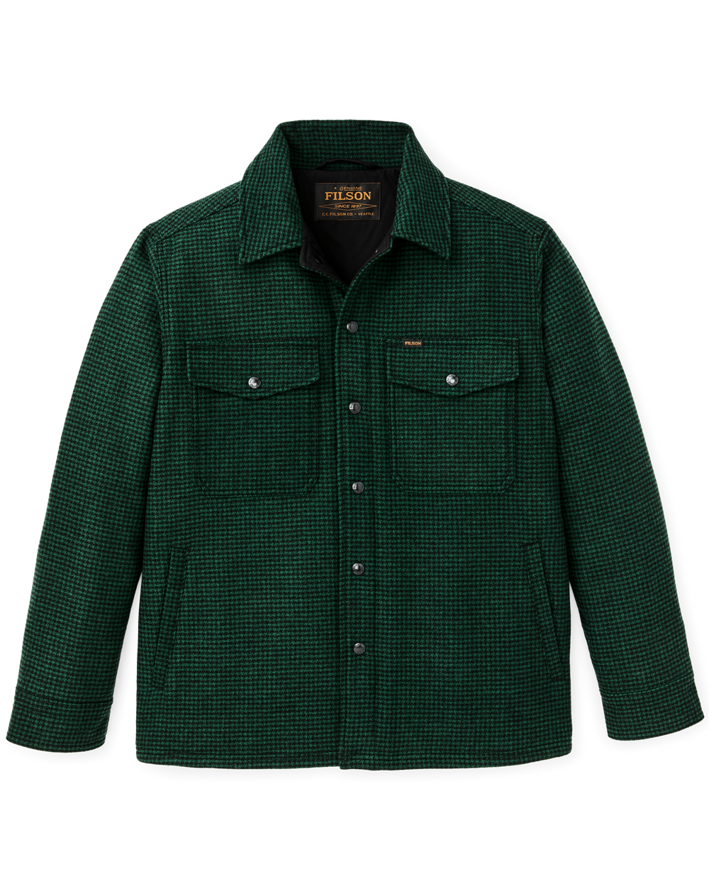 Spokane Insulated Jac-Shirt - Green / Black Plaid