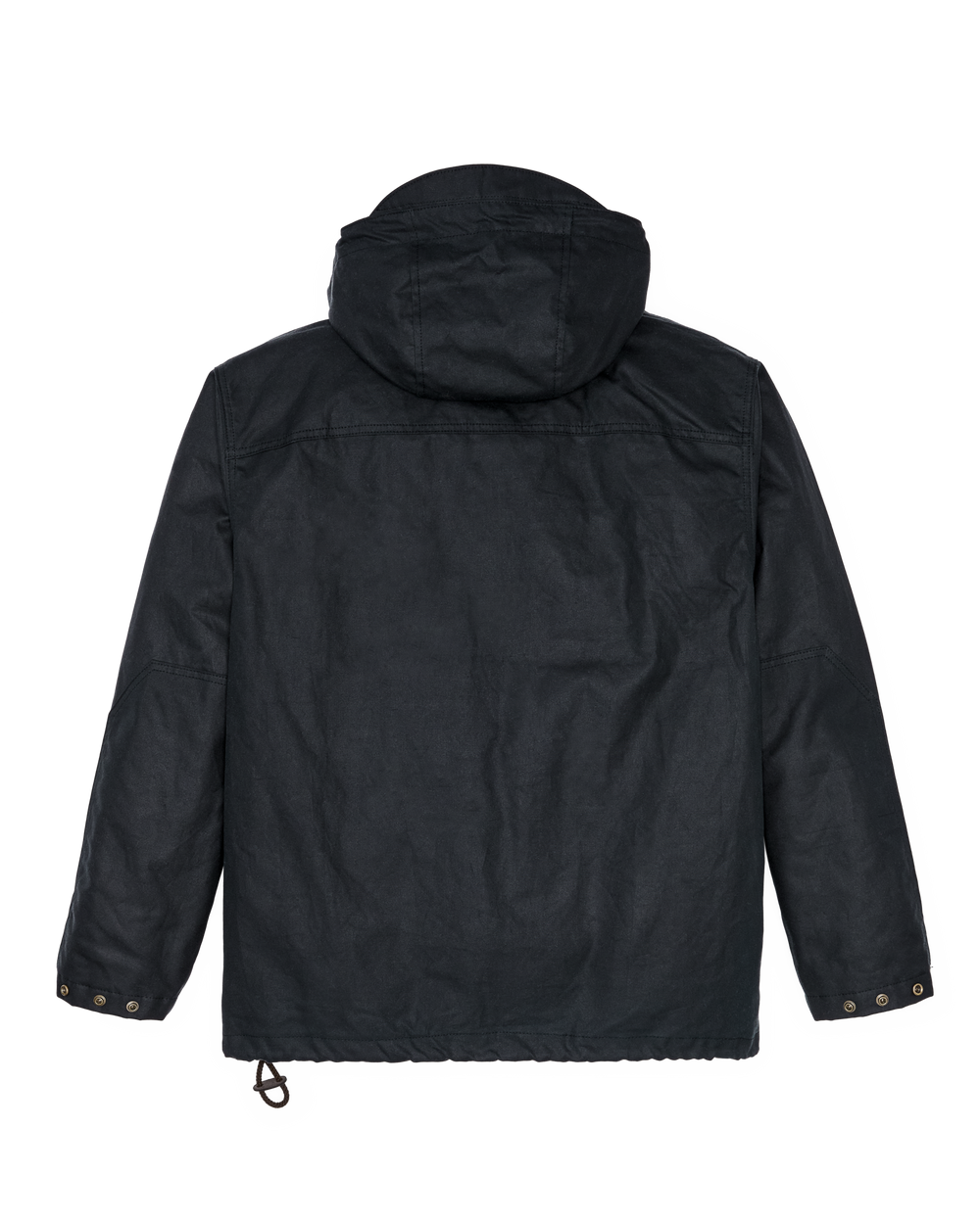 Alternate view of the Filson Shelter Cloth Waxed Anorak - Harbor Blue