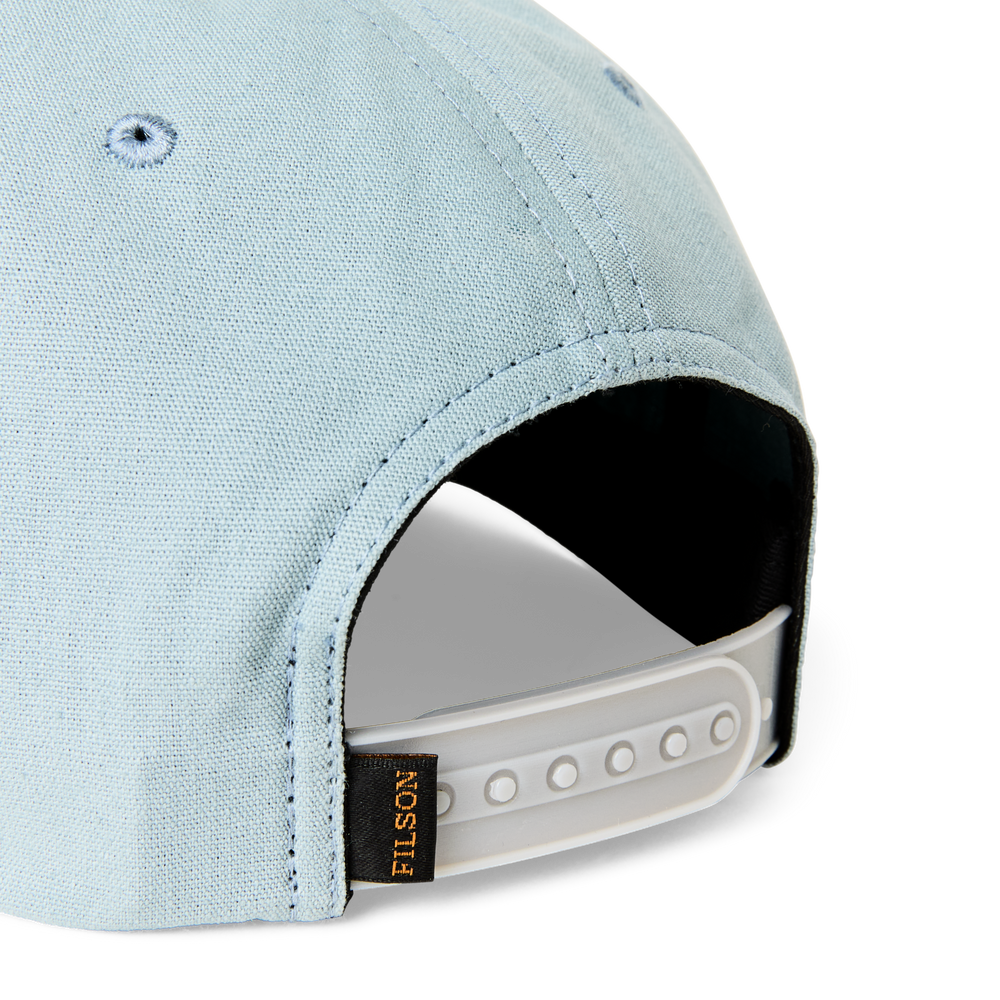 Alternate view of the Filson Trucker Cap - Light Blue / Angler