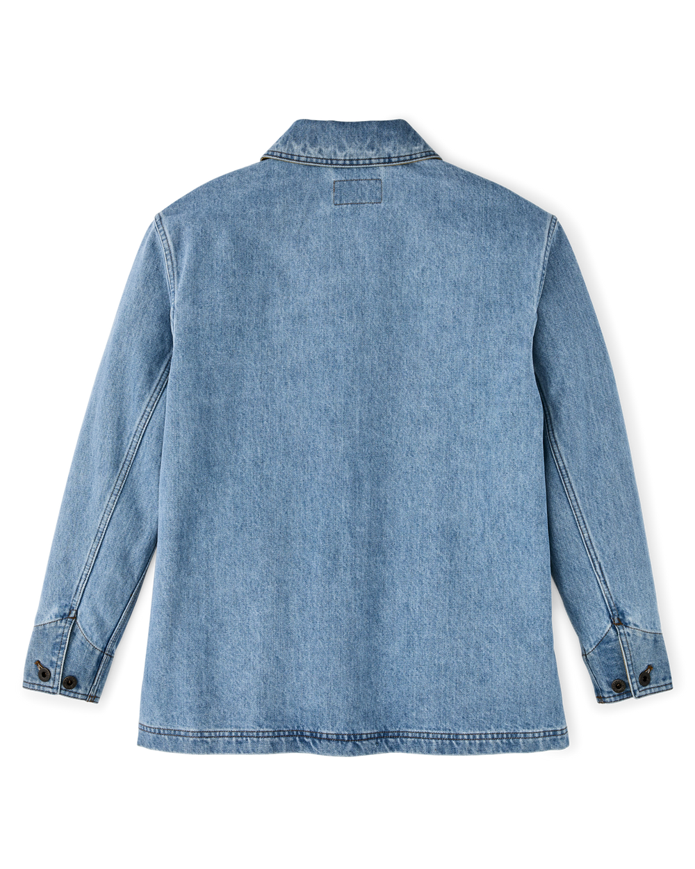 Women's Denim Barn Coat - Stone Wash Indigo