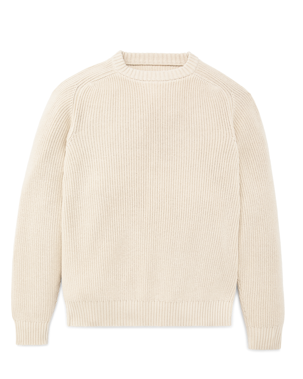 Front-facing image of the Filson Vintage Cotton Crewneck Sweater - Natural