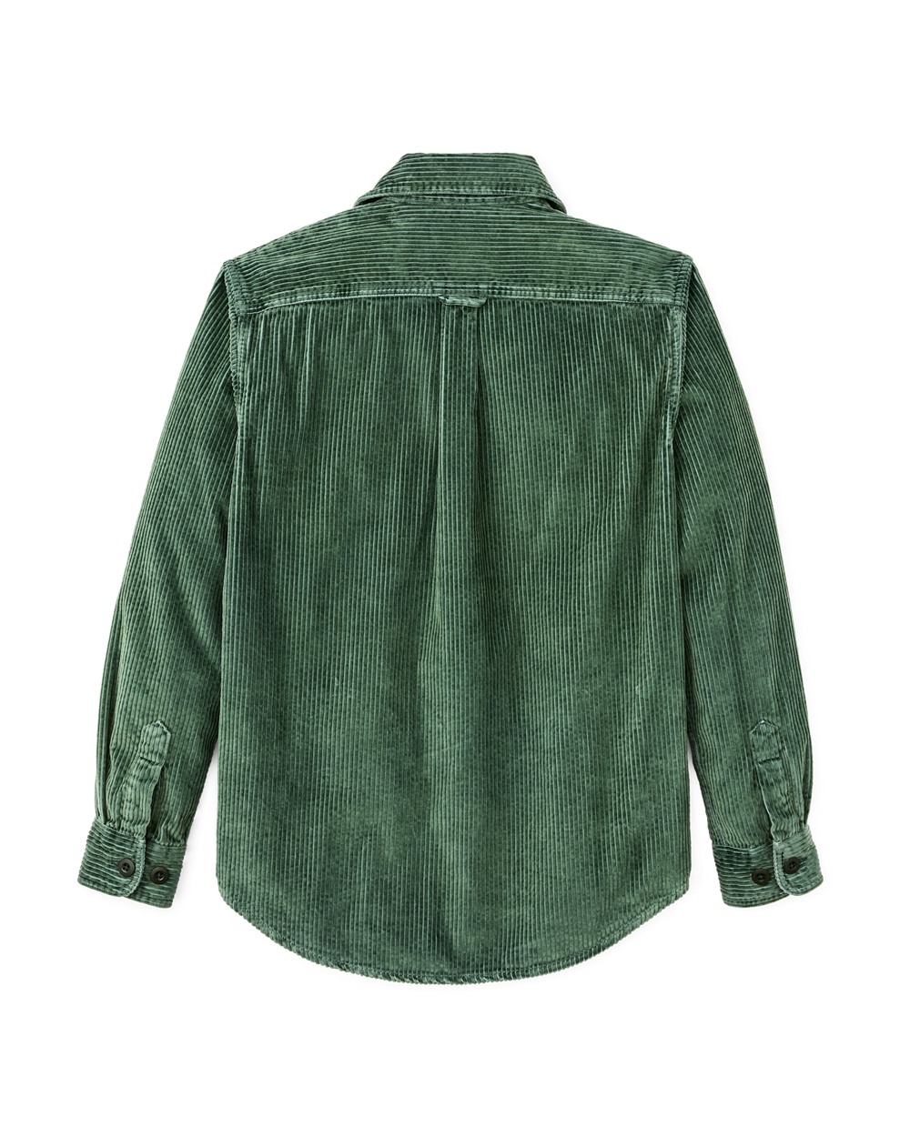 6-wale Corduroy Shirt - Seabed Green