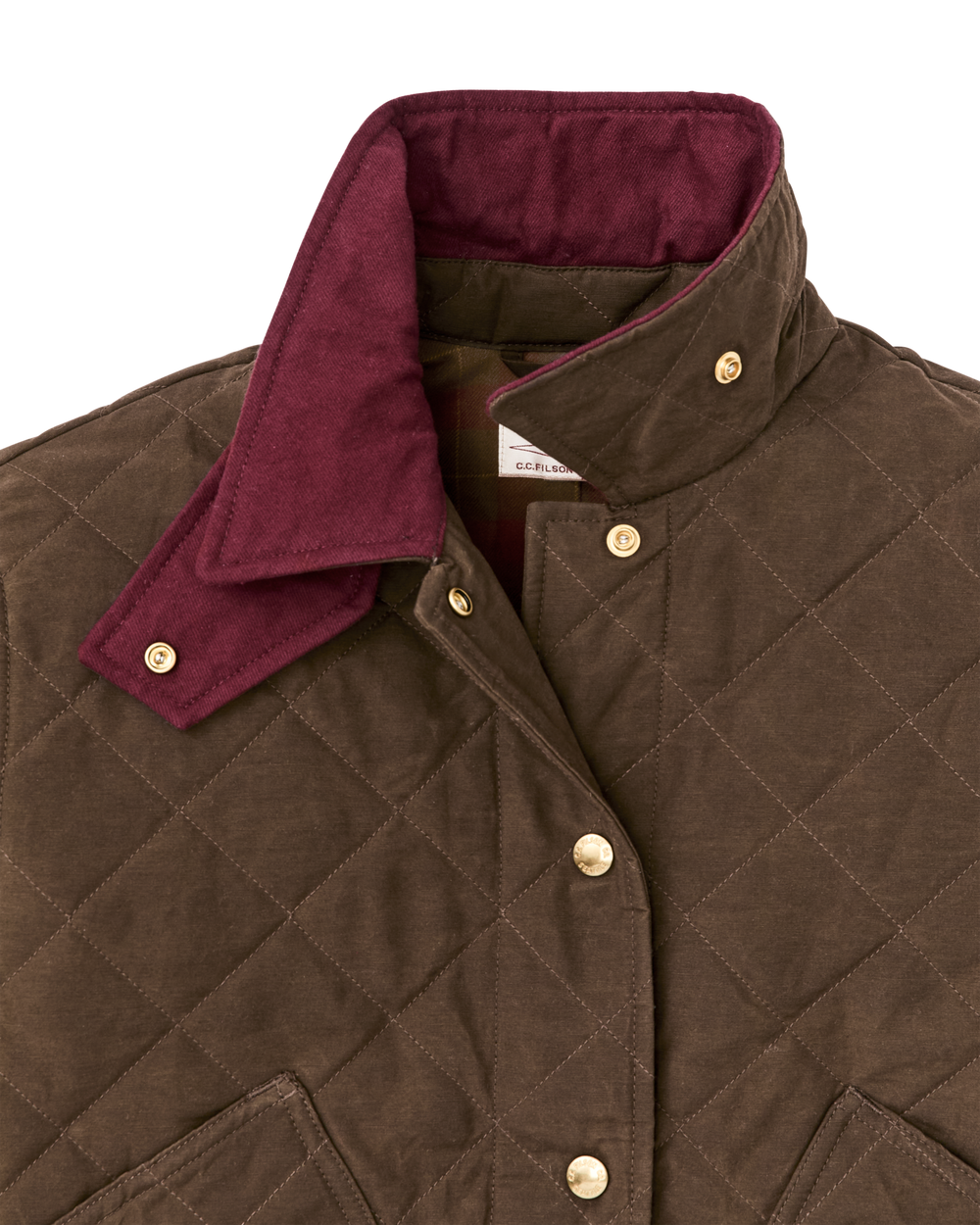 Women's Quilted Outfitter Jacket - Dark Brown