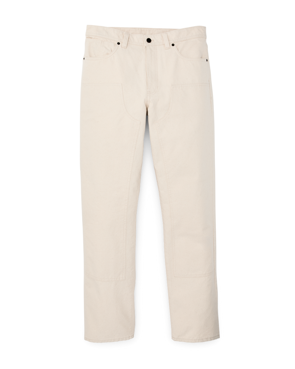 Front-facing image of the Filson Dry Tin Double Front Pants - Natural Seed