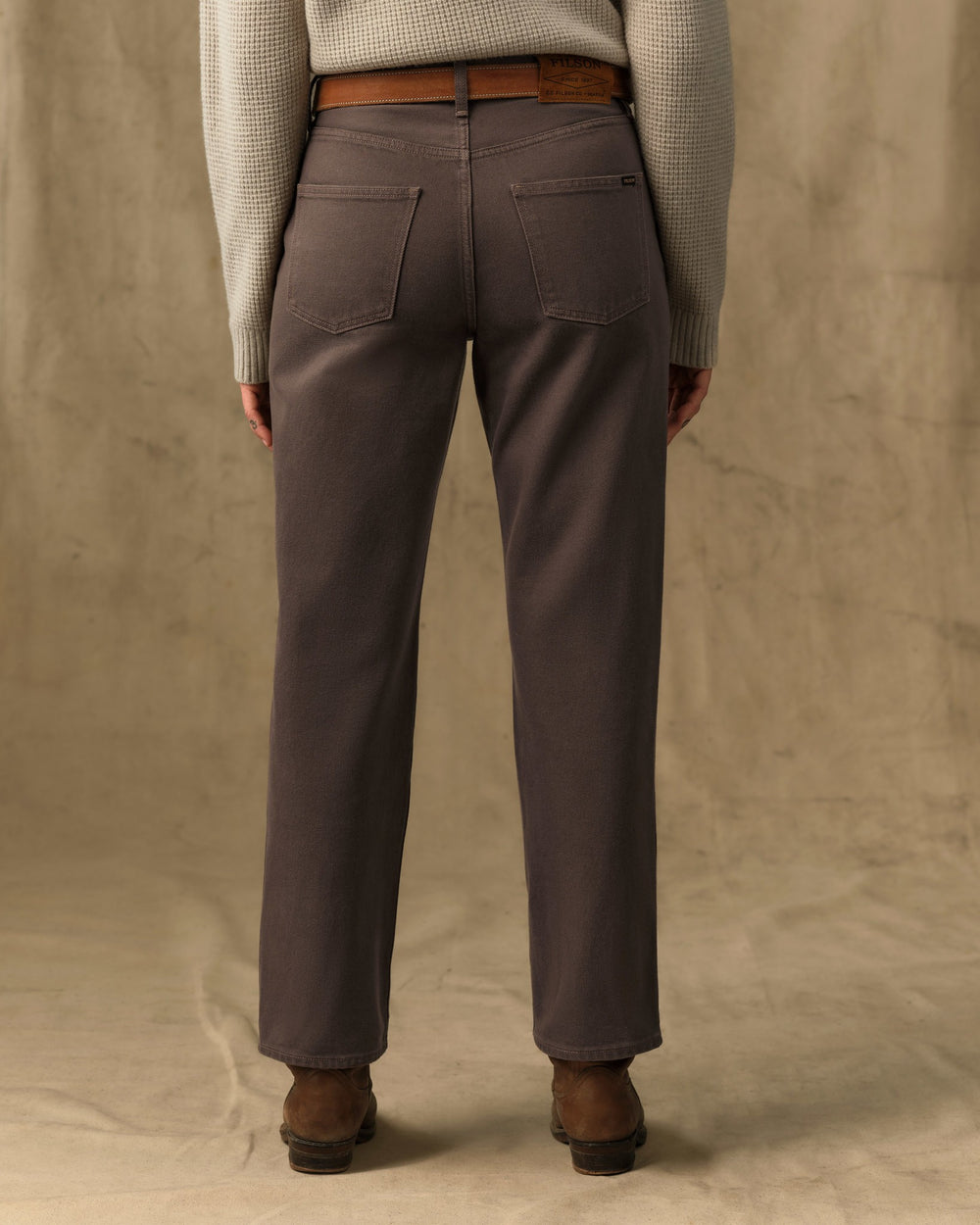 Women's 14-oz. Straight-Leg Jeans - Slate Brown