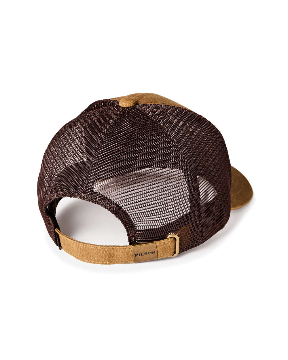 Alternate view of the Filson Scenic Logger Mesh Cap - Dark Khaki