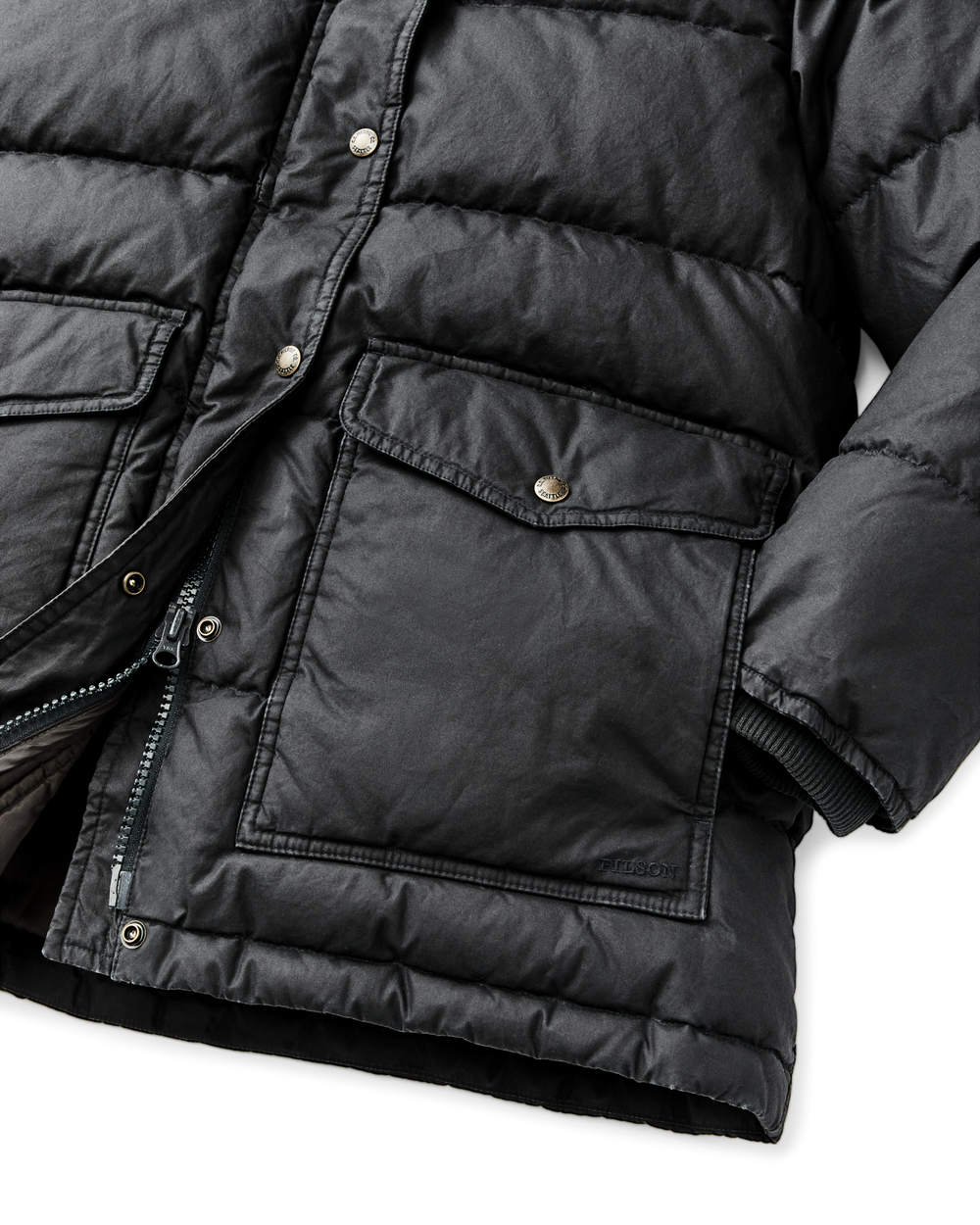 Women's Heritage Cotton Down Parka - Black
