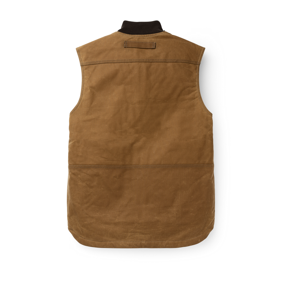 Alternate view of the Filson Tin Cloth Insulated Work Vest - Dark Tan