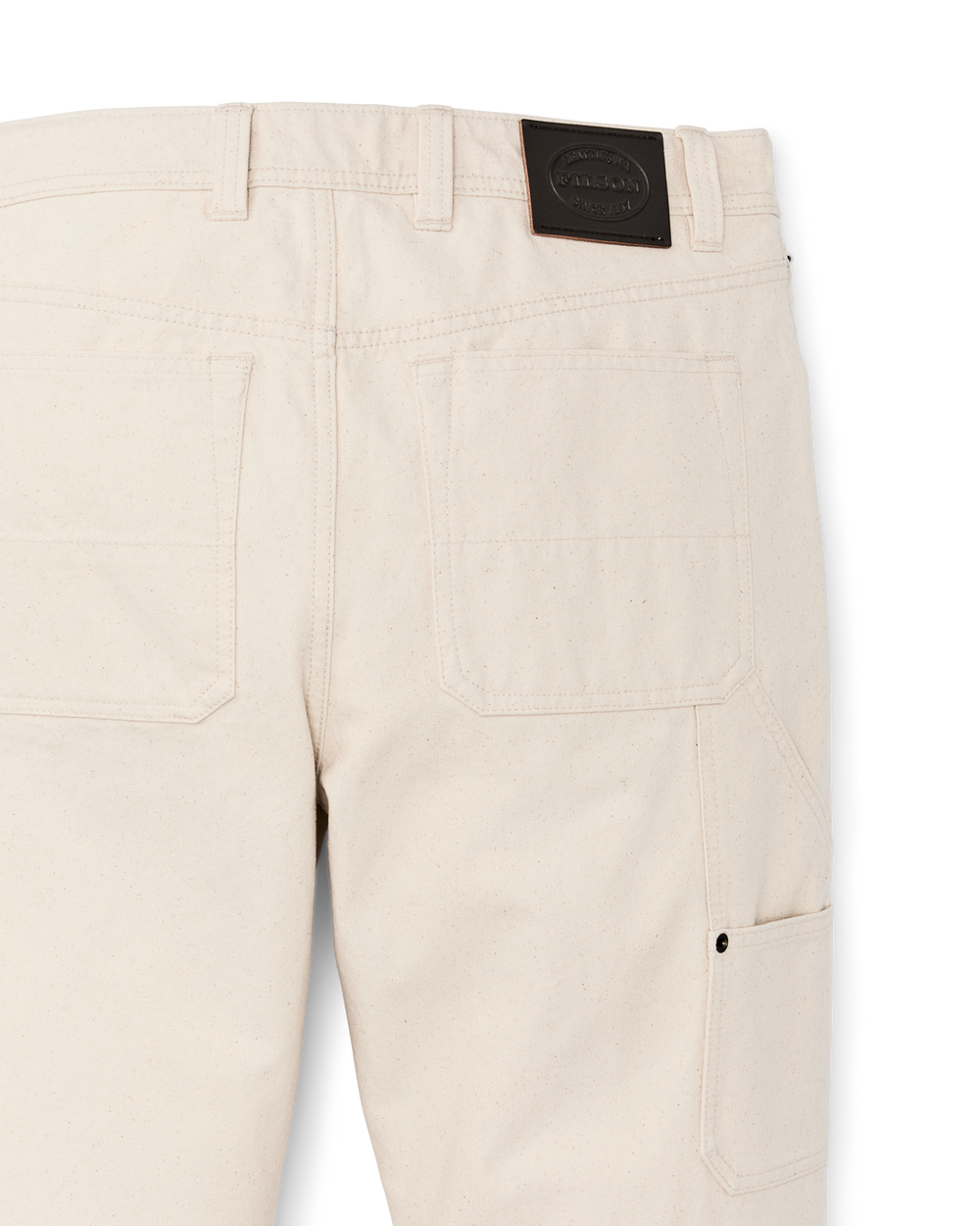Alternate view of the Filson Dry Tin Double Front Pants - Natural Seed