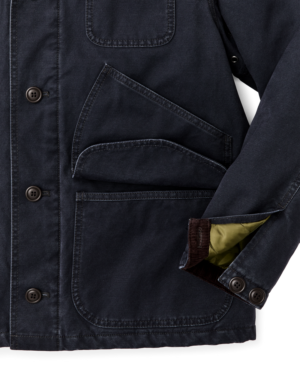 Insulated Canvas Outfitter Jacket - Dark Navy