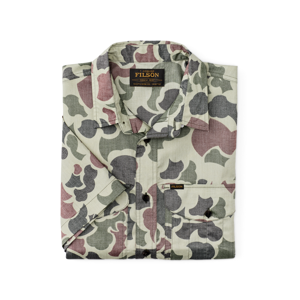Alternate view of the Filson Twin Lakes Short Sleeve Sport Shirt - Shrub Camo
