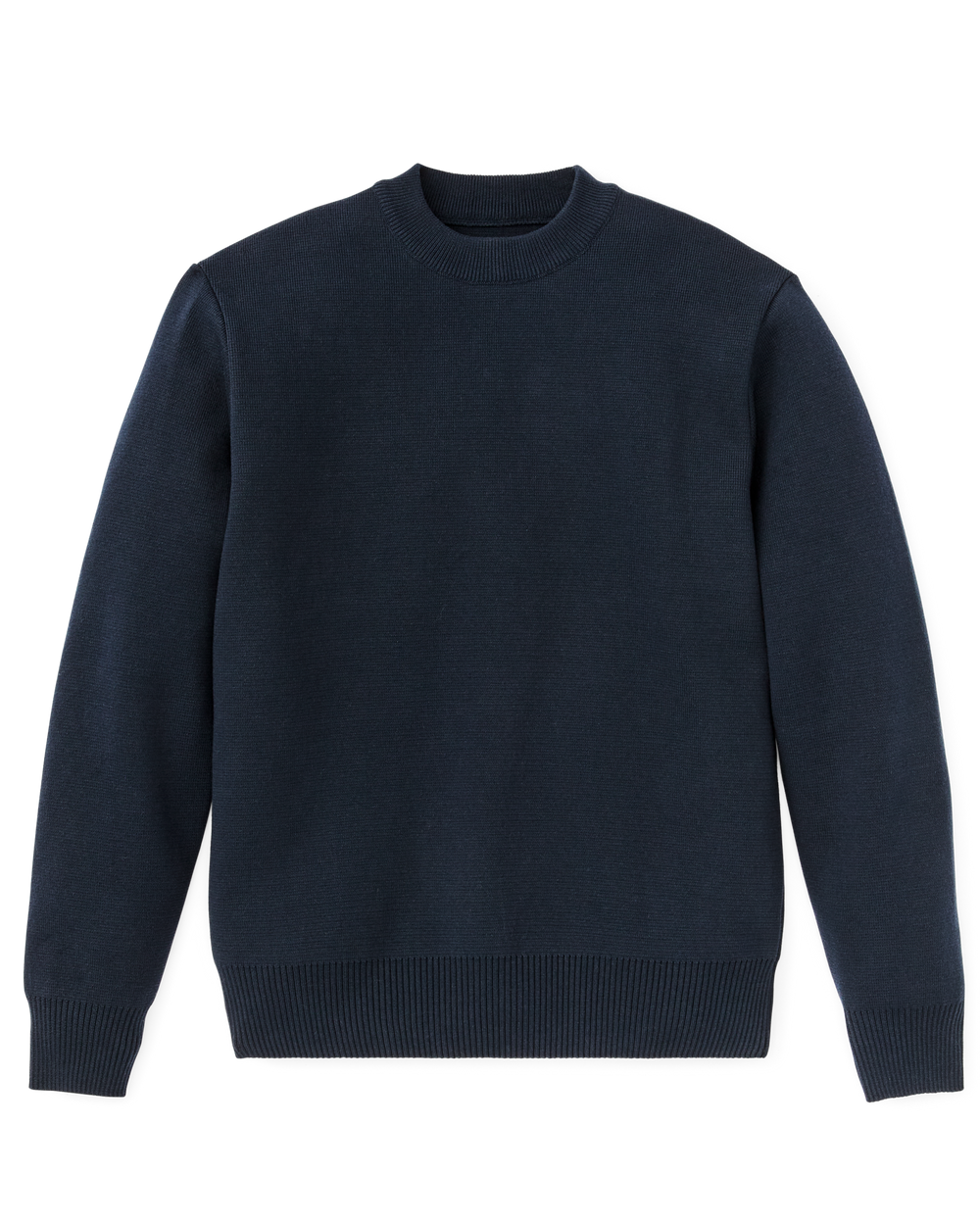 Front-facing image of the Filson Cotton Crewneck Guide Sweater - Dark Navy