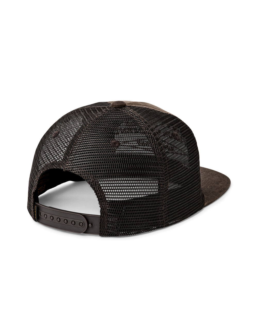 Alternate view of the Filson Diamond Trucker Mesh Cap - Brown