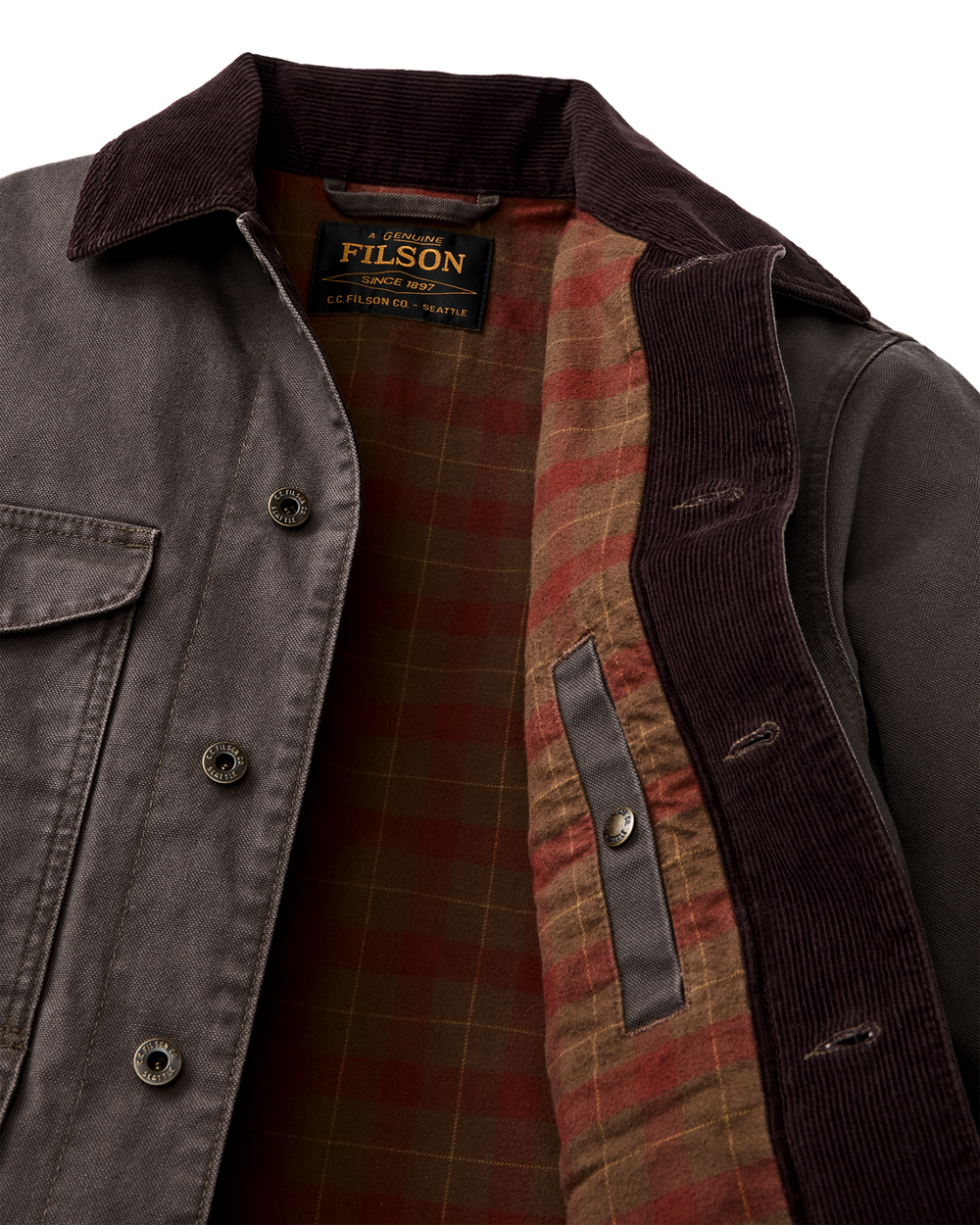Rustic Canvas Journeyman Jacket - Bark