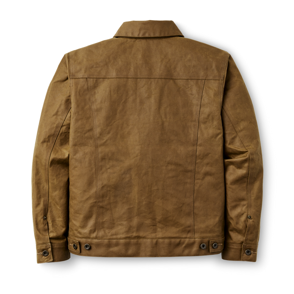 Alternate view of the Filson Tin Cloth Short Lined Cruiser Jacket - Dark Tan