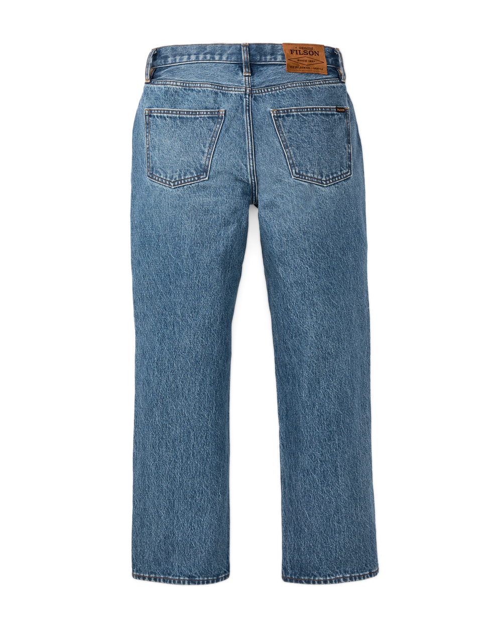 Alternate view of the Filson Women's 14-oz. Straight-Leg Jeans - Vintage Indigo