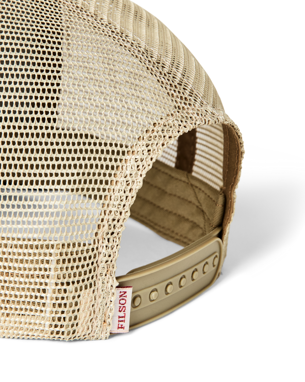 Alternate view of the Filson Scenic Logger Mesh Cap - Pine / Brown