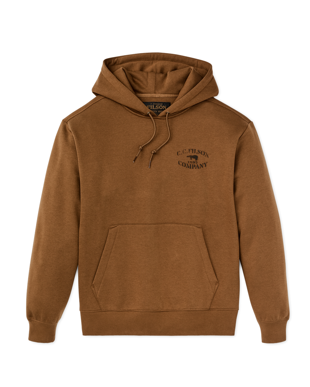 Stencil Graphic Hoodie - Whiskey