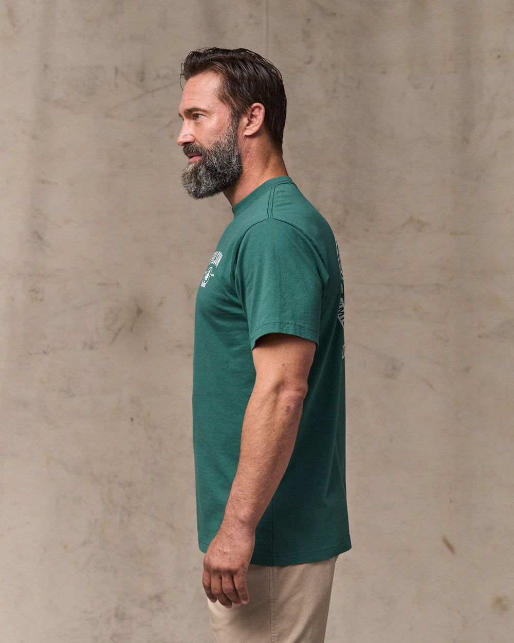 Forestry Graphic T-Shirt - Mallard Green