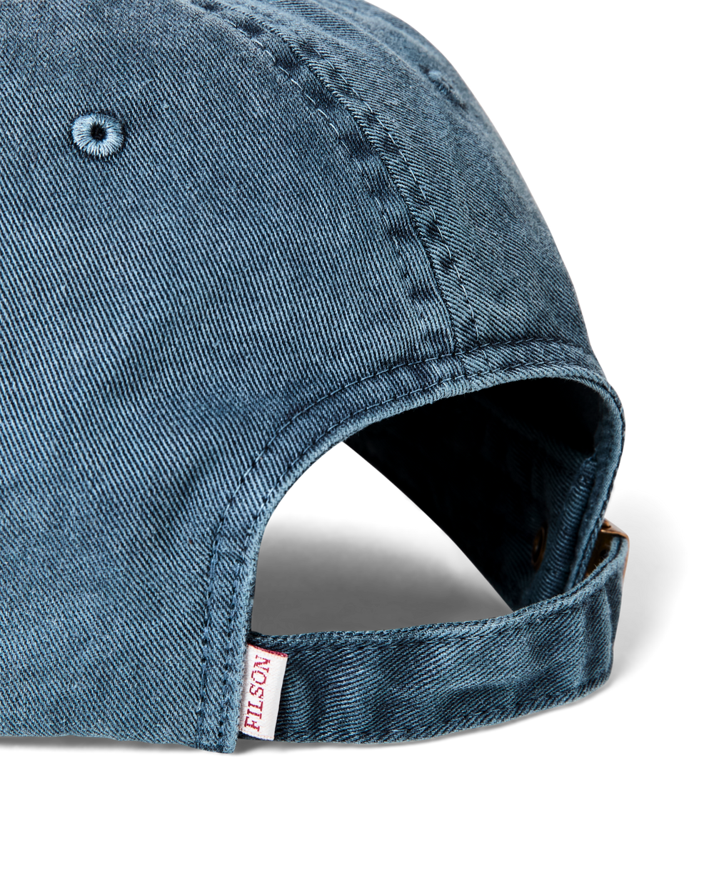 Alternate view of the Filson Washed Low-profile Logger Cap - Washed Blue