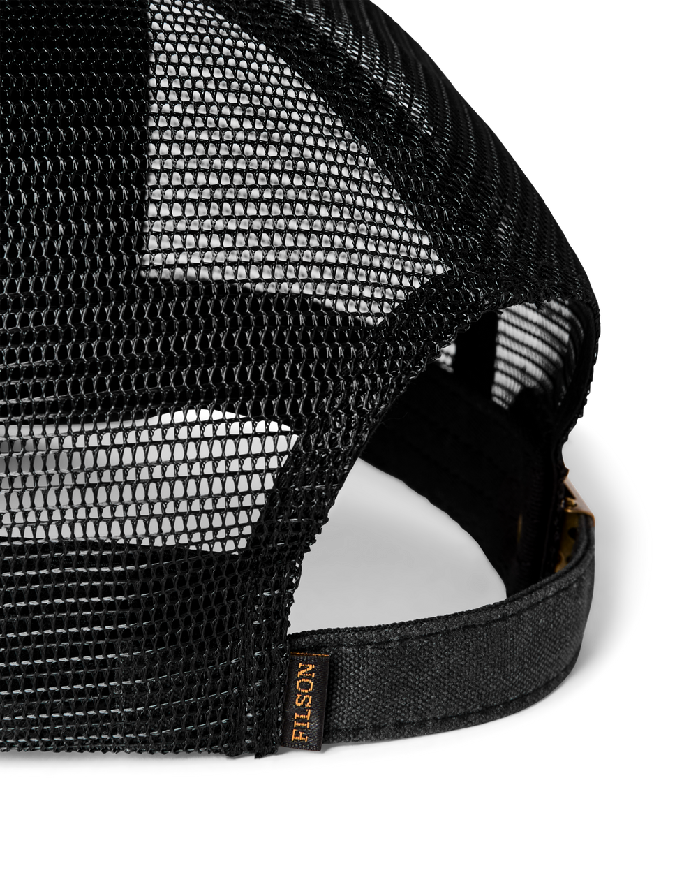 Alternate view of the Filson Scenic Logger Mesh Cap - Black