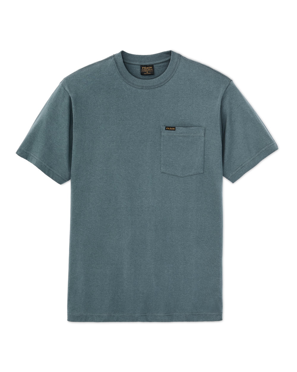 Front-facing image of the Filson Outfitter Pocket T-shirt - Dark Slate