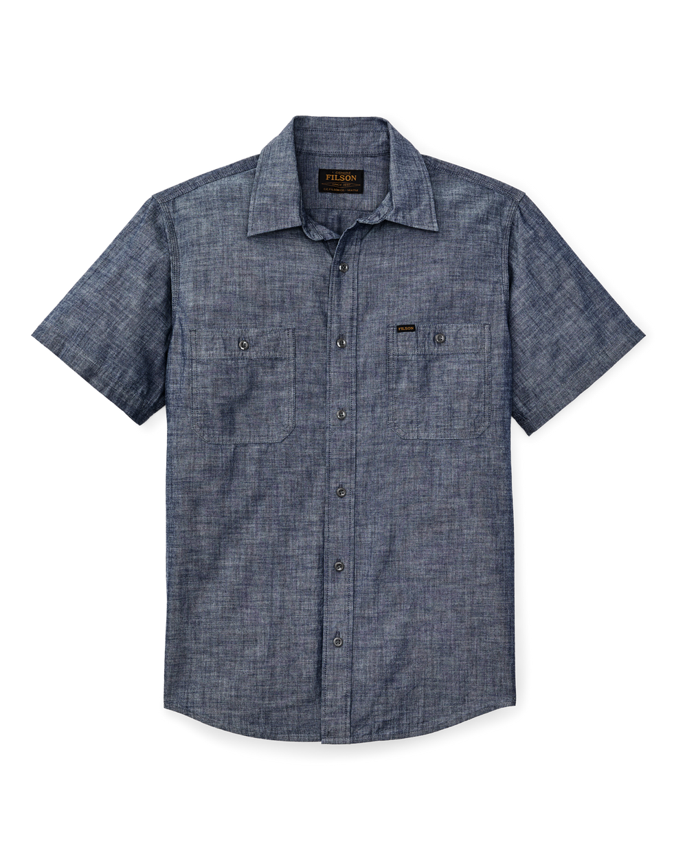 Short Sleeve Chambray Shirt - Vintage Fade