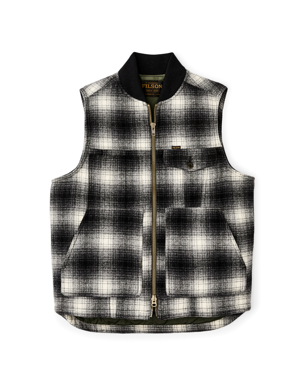 Spokane Insulated Work Vest - Charcoal Ombre