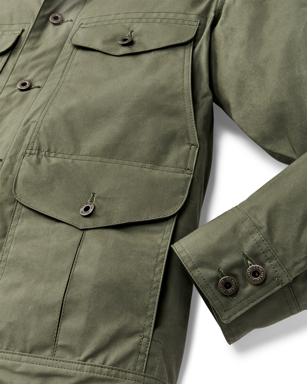 Dry Wax Journeyman Jacket - Olive Green