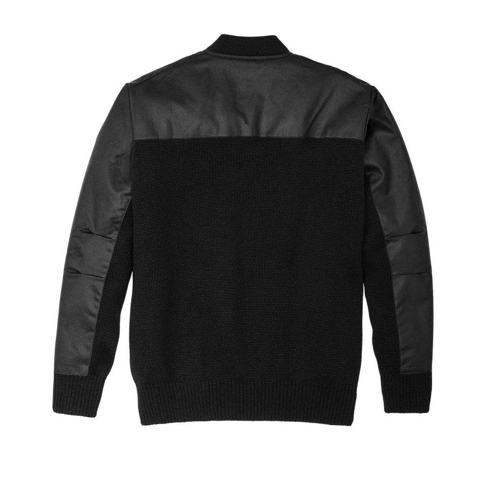 Alternate view of the Filson Henley Guide Sweater - Black