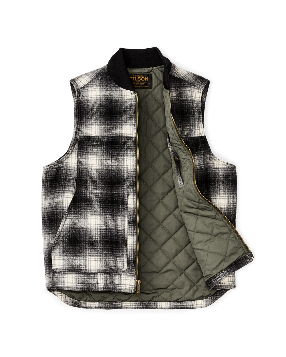Spokane Insulated Work Vest - Charcoal Ombre