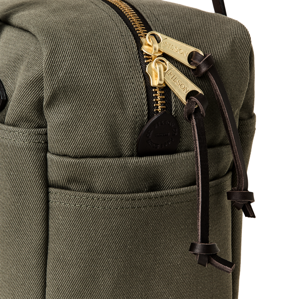 Alternate view of the Filson Rugged Twill Zipper Tote Bag - Otter Green