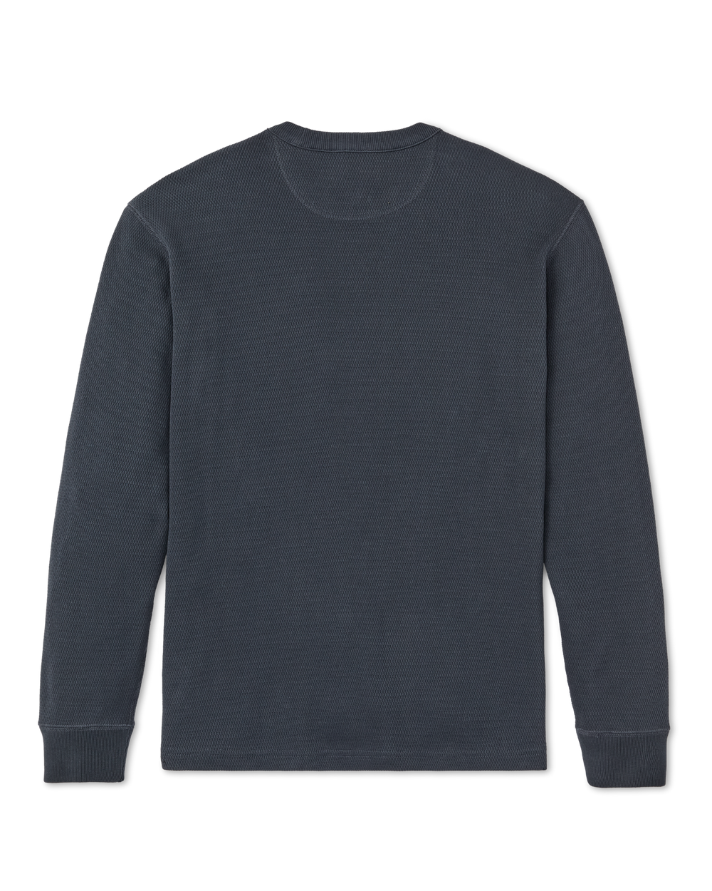 Alternate view of the Filson Waffle Knit Thermal Crewneck - Blue Mussel