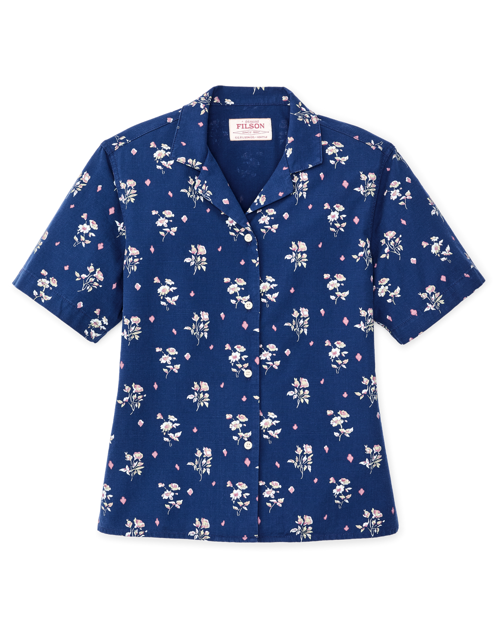 Women's Camp Shirt - Indigo / Floral