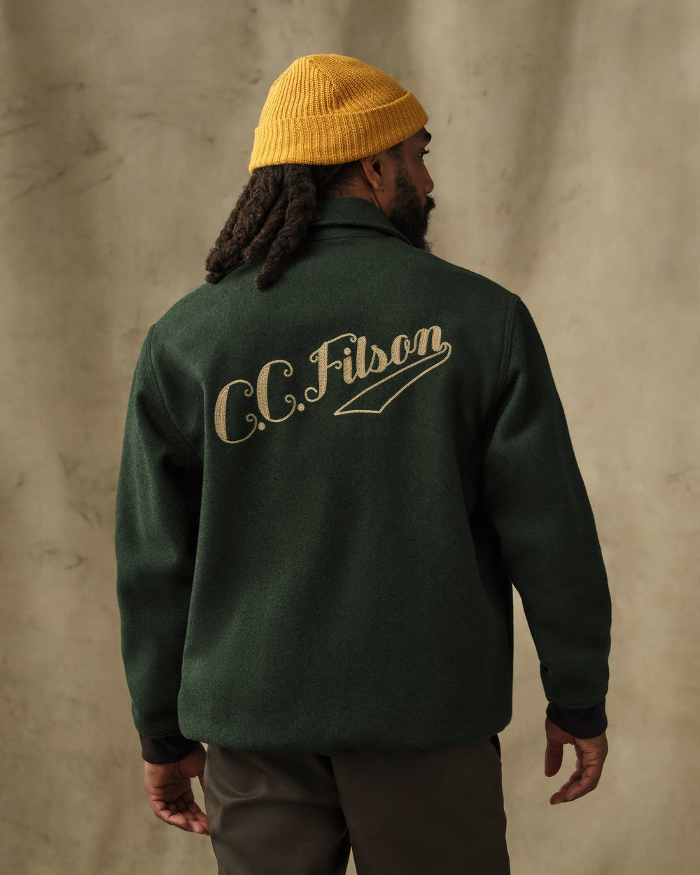 Mackinaw Wool Coach Jacket - Vintage Pine