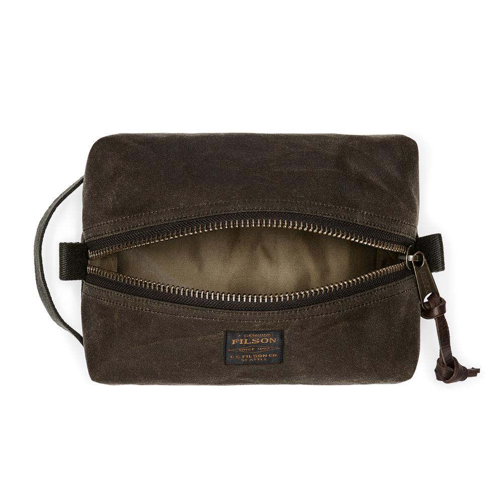 Alternate view of the Filson Tin Cloth Travel Kit - Otter Green
