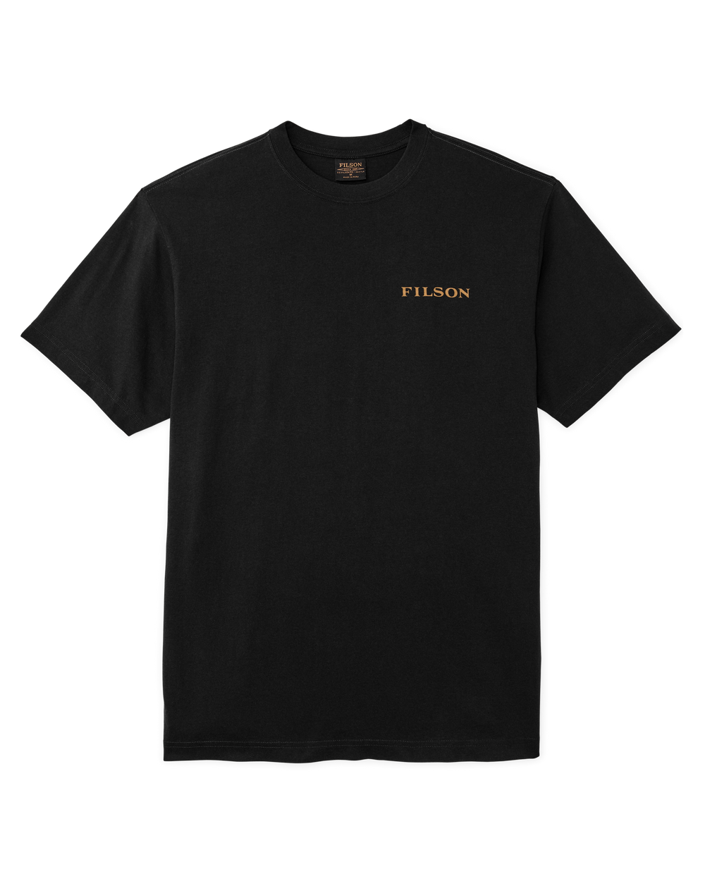 Front-facing image of the Filson Scenic Graphic T-shirt - Black