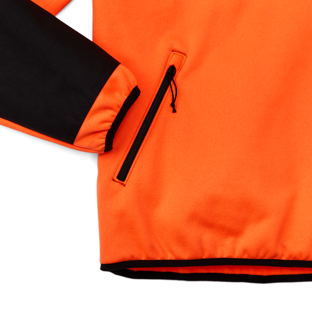 Alternate view of the Filson Granite Spire Fleece Pullover  - Flame