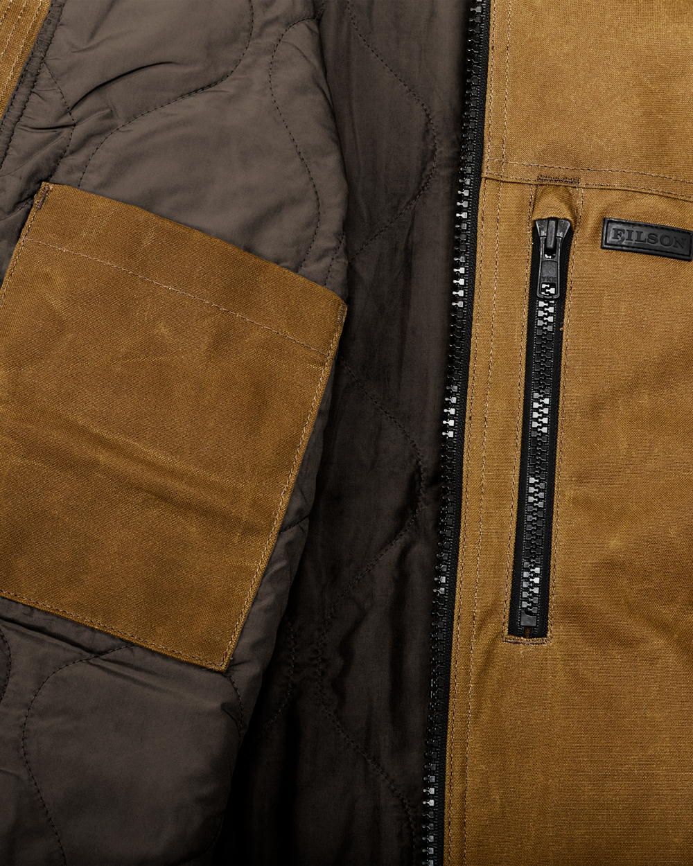 Tin Cloth Insulated Jacket - Dark Tan