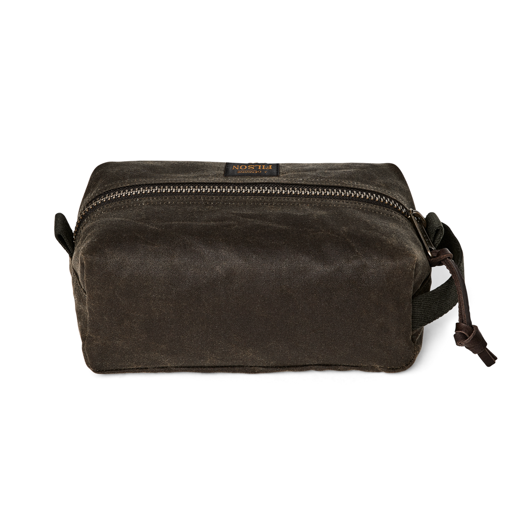 Alternate view of the Filson Tin Cloth Travel Kit - Otter Green