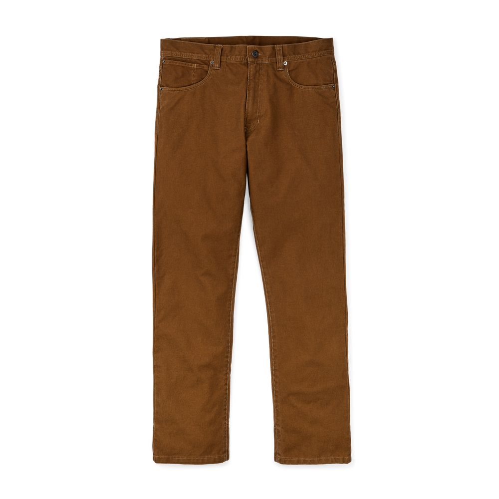 Alternate view of the Filson Dry Tin Cloth 5-pocket Pants - Whiskey