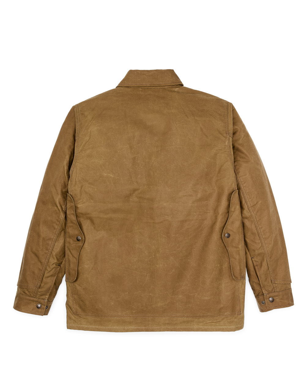 Alternate view of the Filson Lined Tin Cloth Cruiser Jacket - Dark Tan