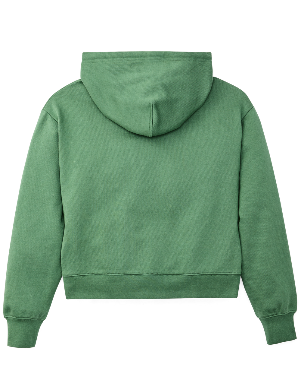 Women's French Terry Half-zip Hoodie - Light Forest