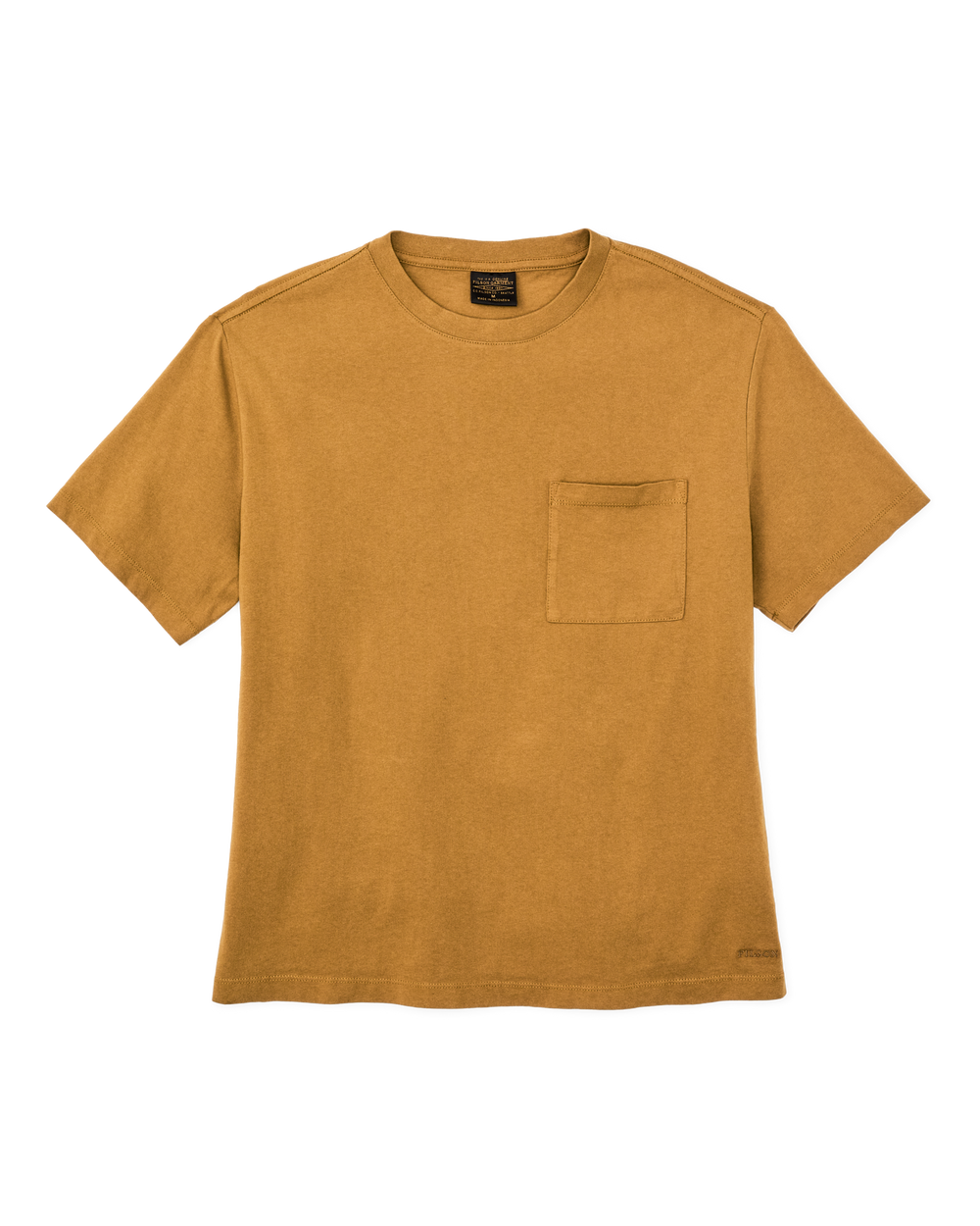 Women's Short Sleeve Pocket Tee - Bronze Brown